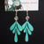 Time After Time, darling: patina + malachite earring