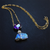 She Honors Her Legacy: amethyst and raw opal necklace