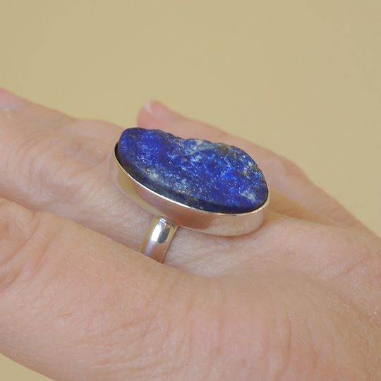 Lift Your Hands to the Heavens: raw lapis lazuli