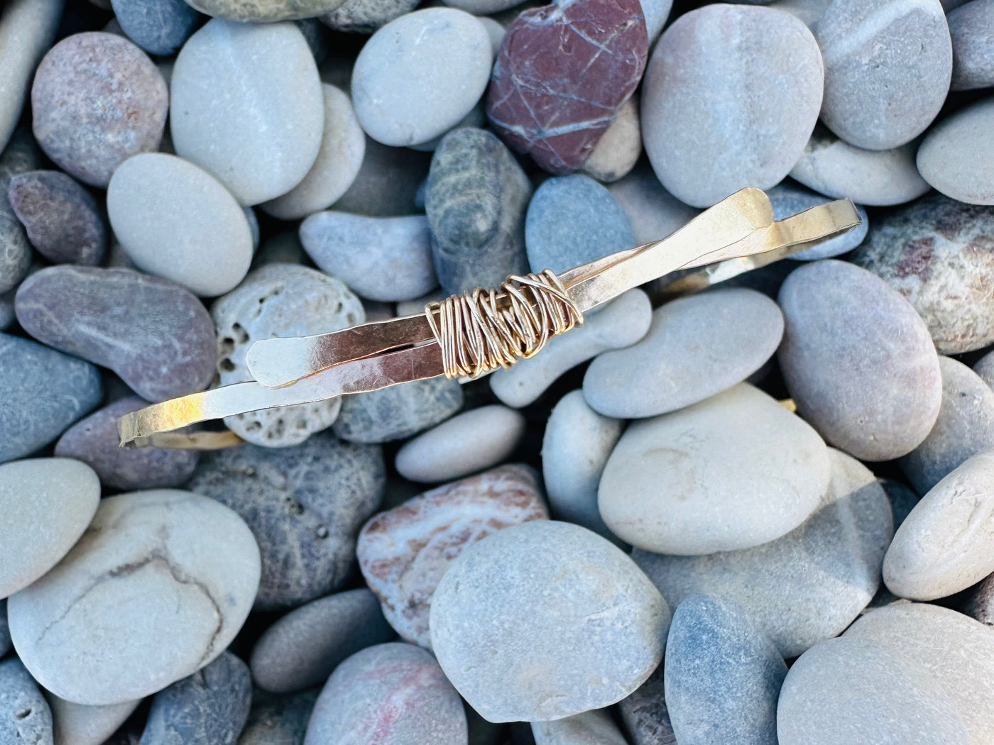 hammered bangle