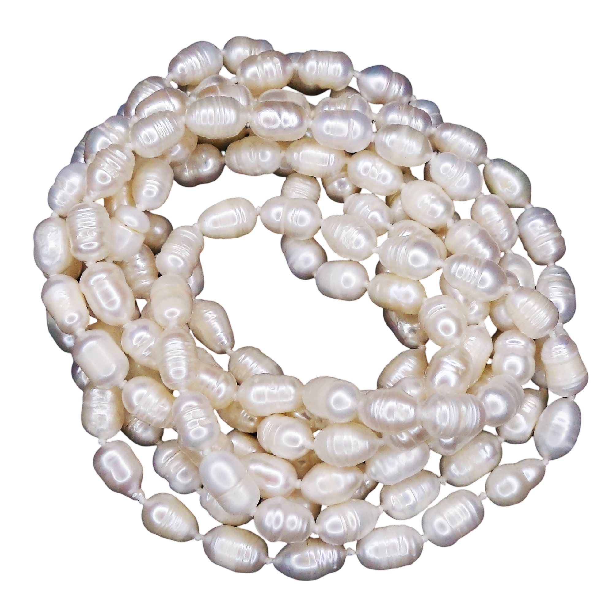 Your pearls, your highness: LONG strand, wrap 3x