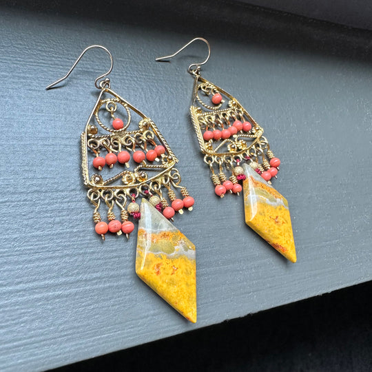 Love is a Rebellious Bird: bumblebee jasper and Greek vintage