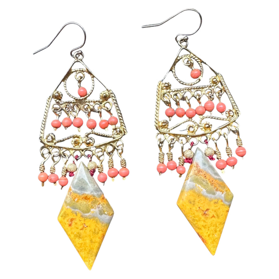 Love is a Rebellious Bird: bumblebee jasper and Greek vintage