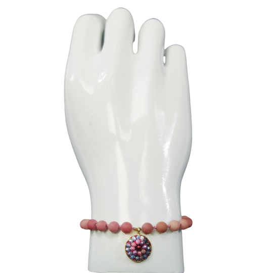 Rainbow Sapphire Desire mosaic bracelet