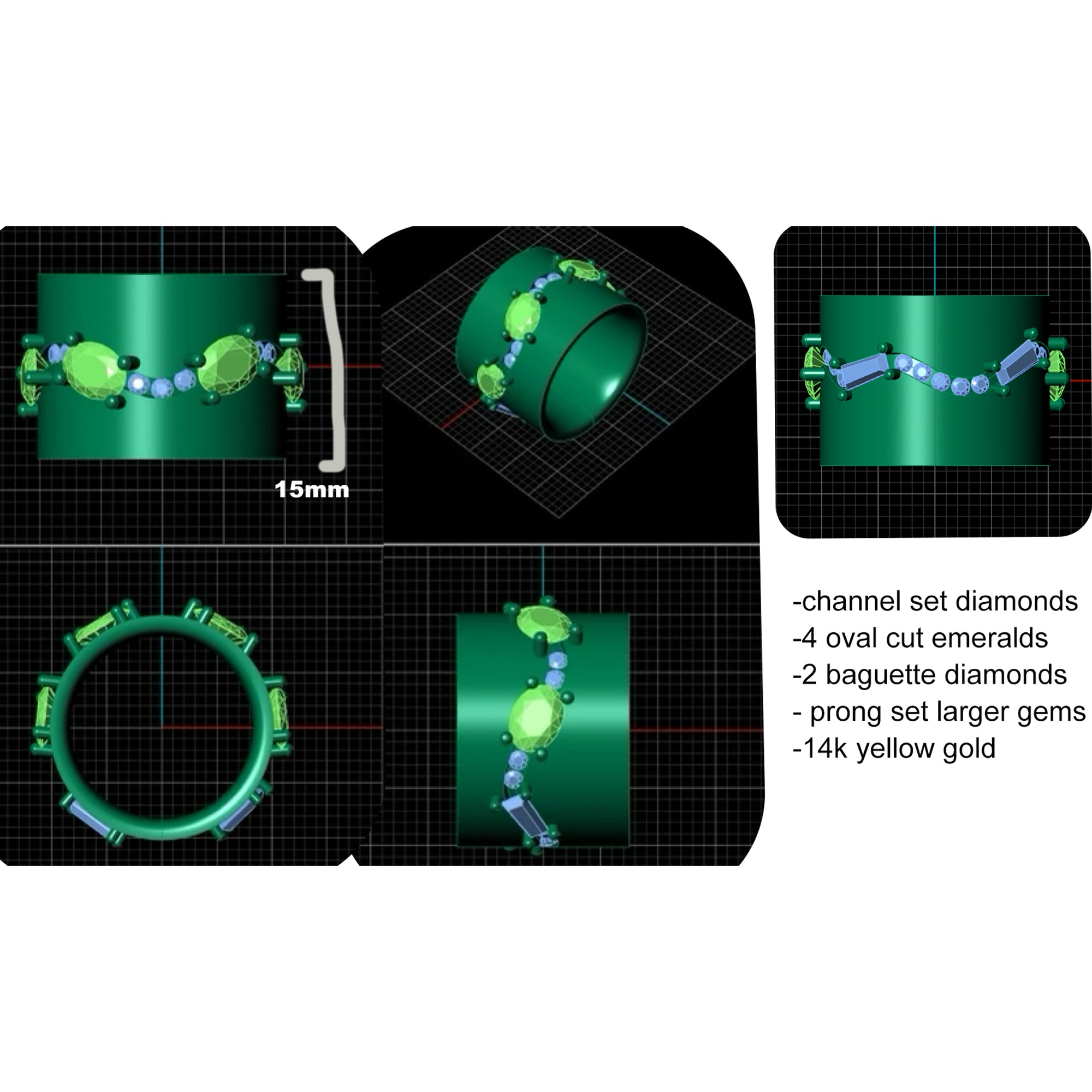 Emeralds and Diamonds from Him to Her