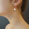 Opals and Pearls and Rubies and JOY: mosaic earring