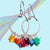 SHOUT out, my beloved: rainbow gem silver earrings