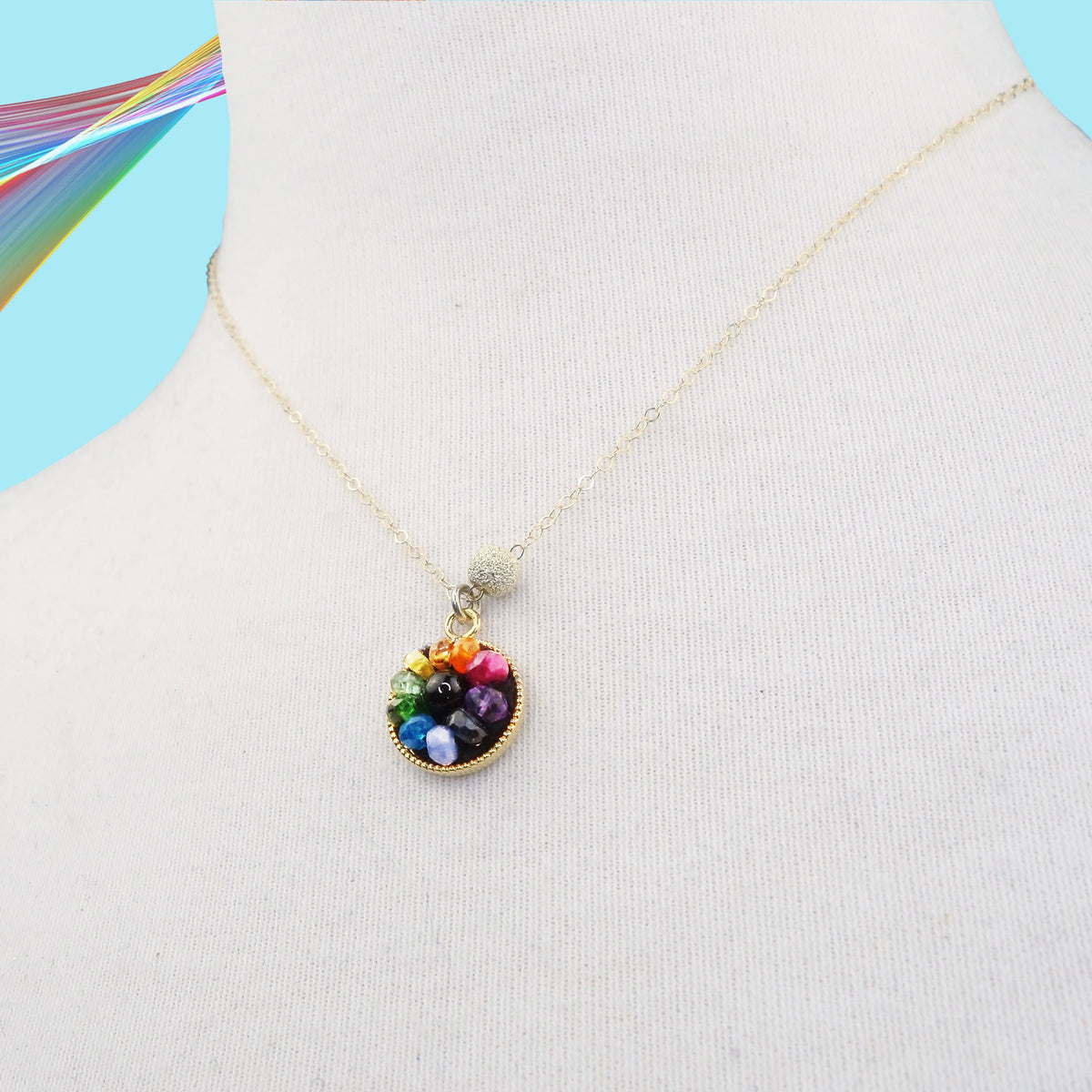 Rainbow Necklace – Junk Jewels