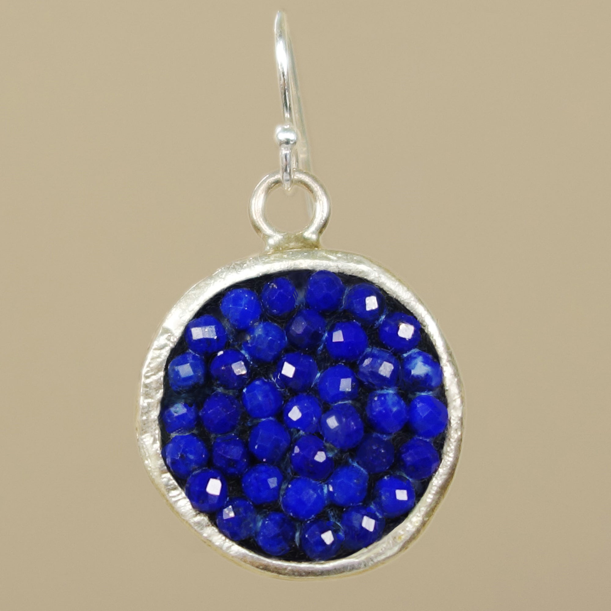 Iconic Ultramarine Lapis mosaic earring