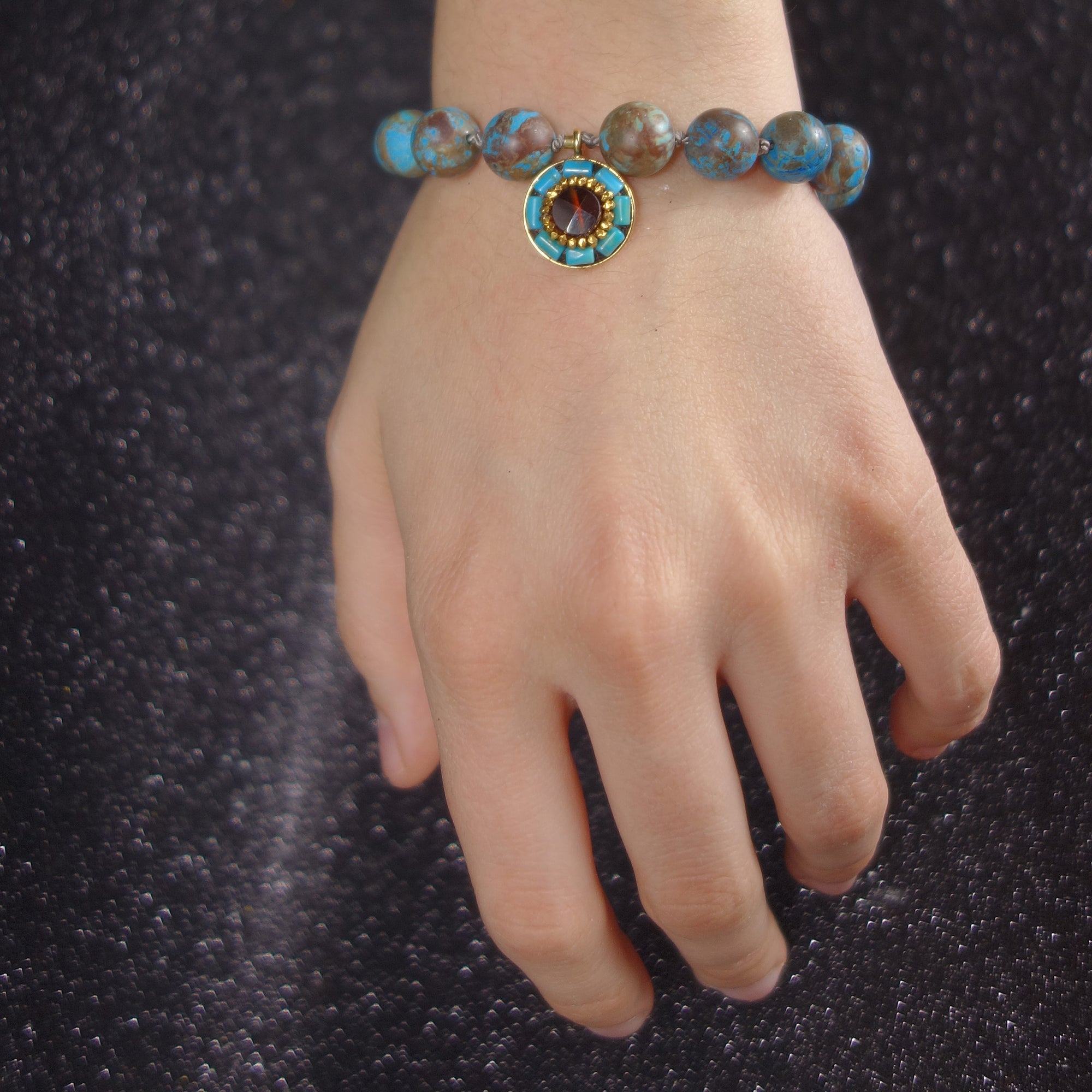 The Mission Turquoise mosaic bracelet