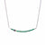 Bar Necklace in any color or gemstone you desire