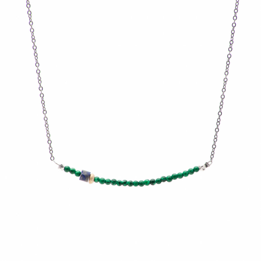 Bar Necklace in any color or gemstone you desire