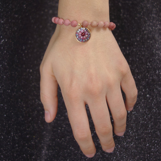 Rainbow Sapphire Desire mosaic bracelet