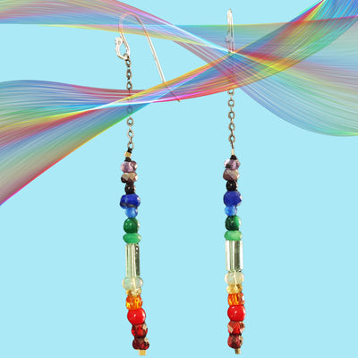 Arco Iris gemstone earrings