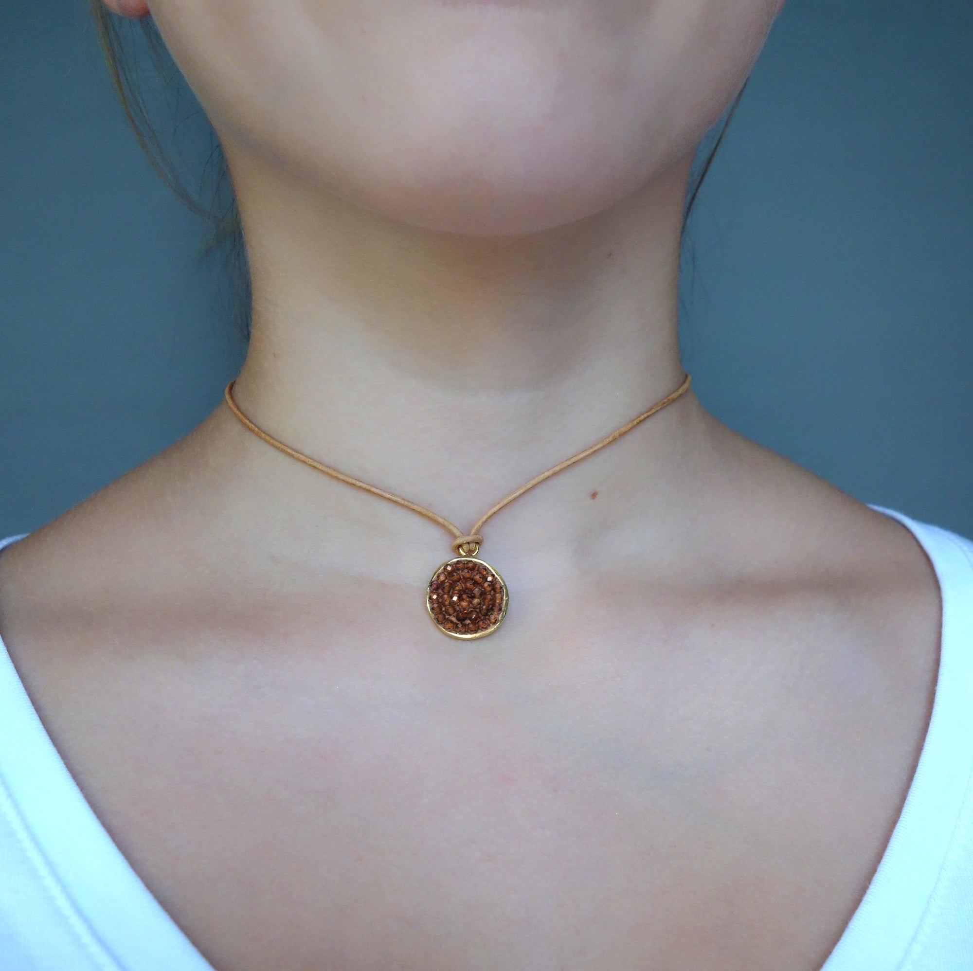 Carnelian Iconic Mosaic Wrap Bracelet and/or Necklace