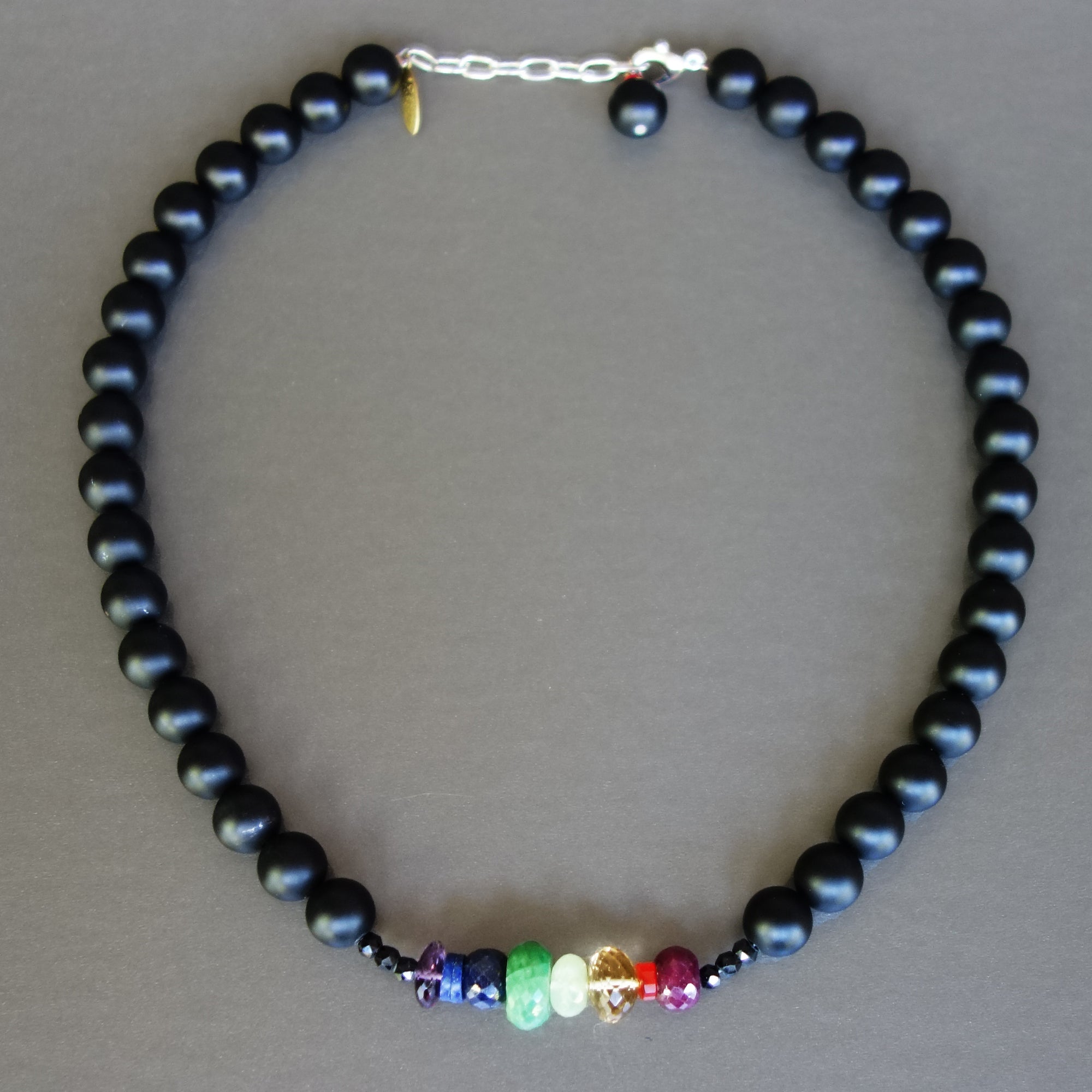 You are the Sunshine of My Life: ruby, emerald, sapphire +