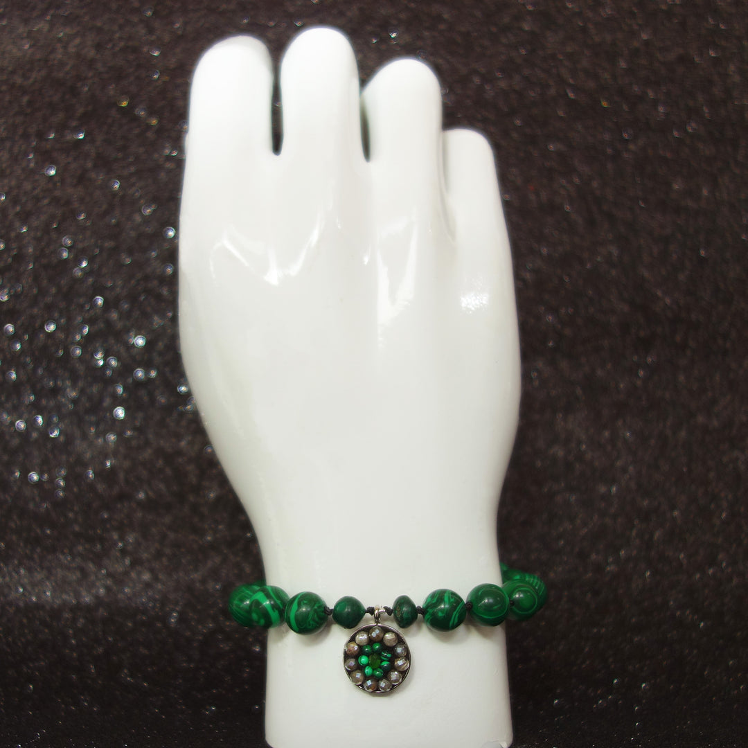 Malachite Mama mosaic bracelet