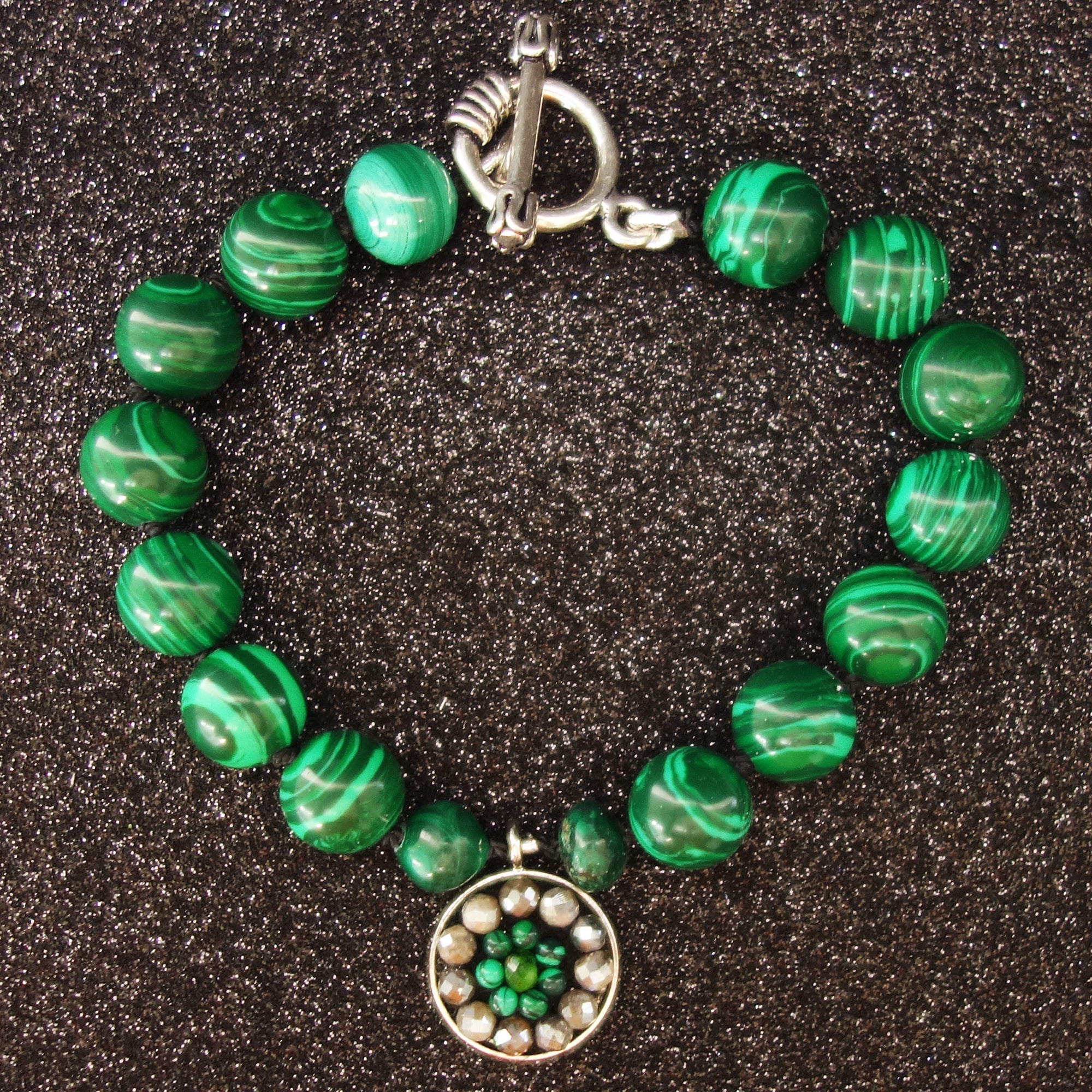 Malachite Mama mosaic bracelet