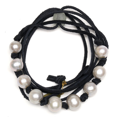 Not your mama's pearls wrap bracelet/necklace