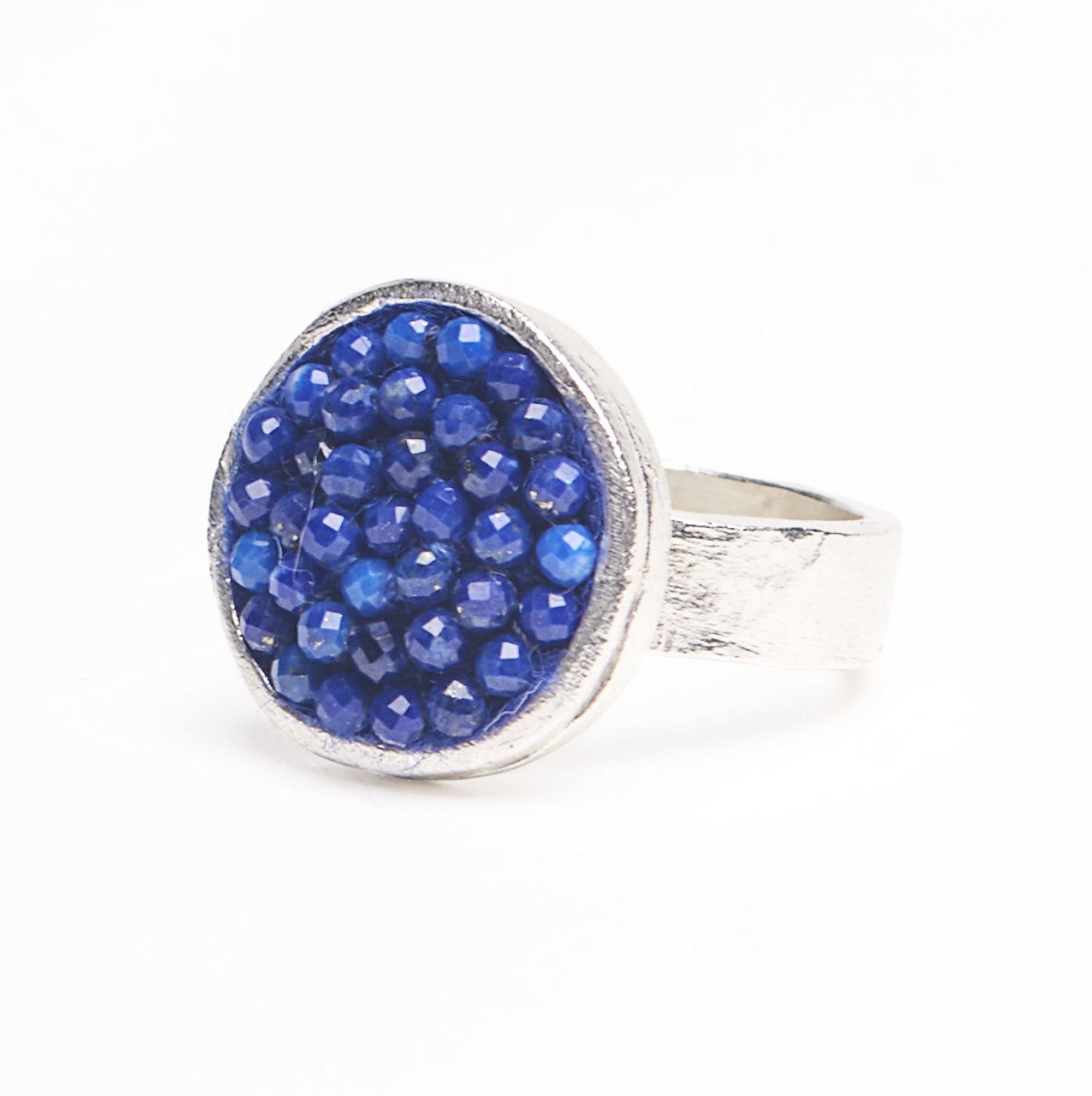 Iconic Faceted Lapis Lazuli Ring