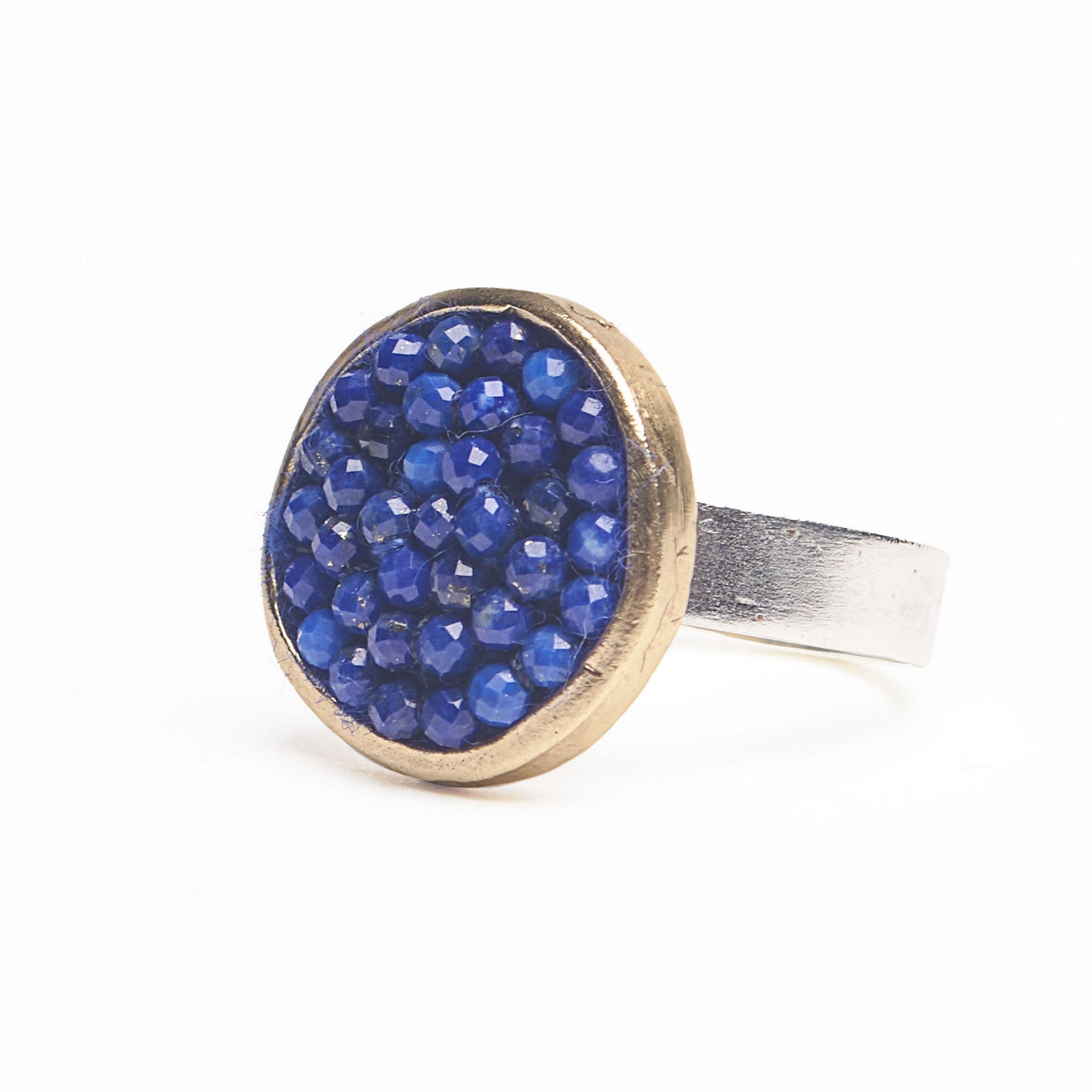 Iconic Faceted Lapis Lazuli Ring