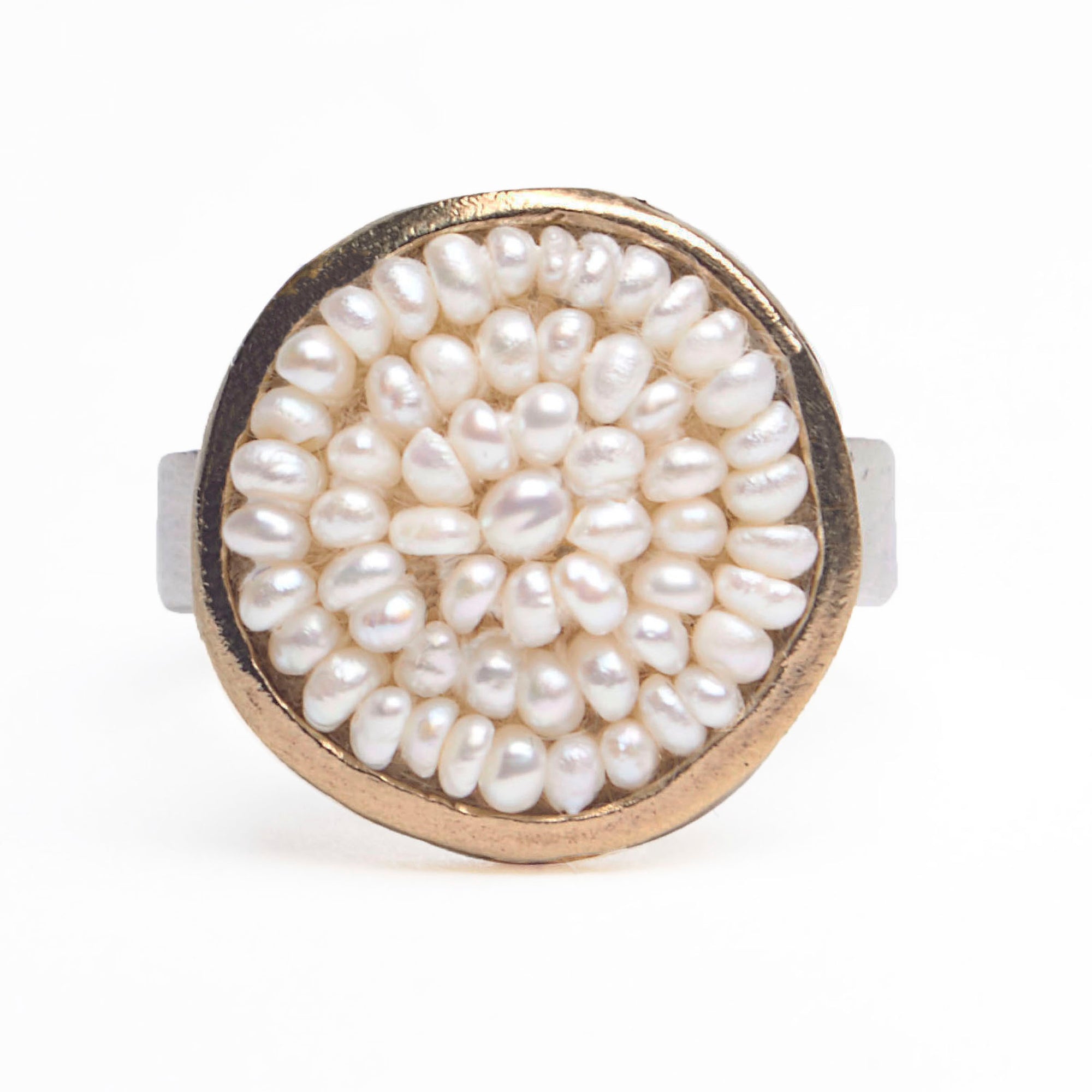 Iconic Pearl Mosaic Ring