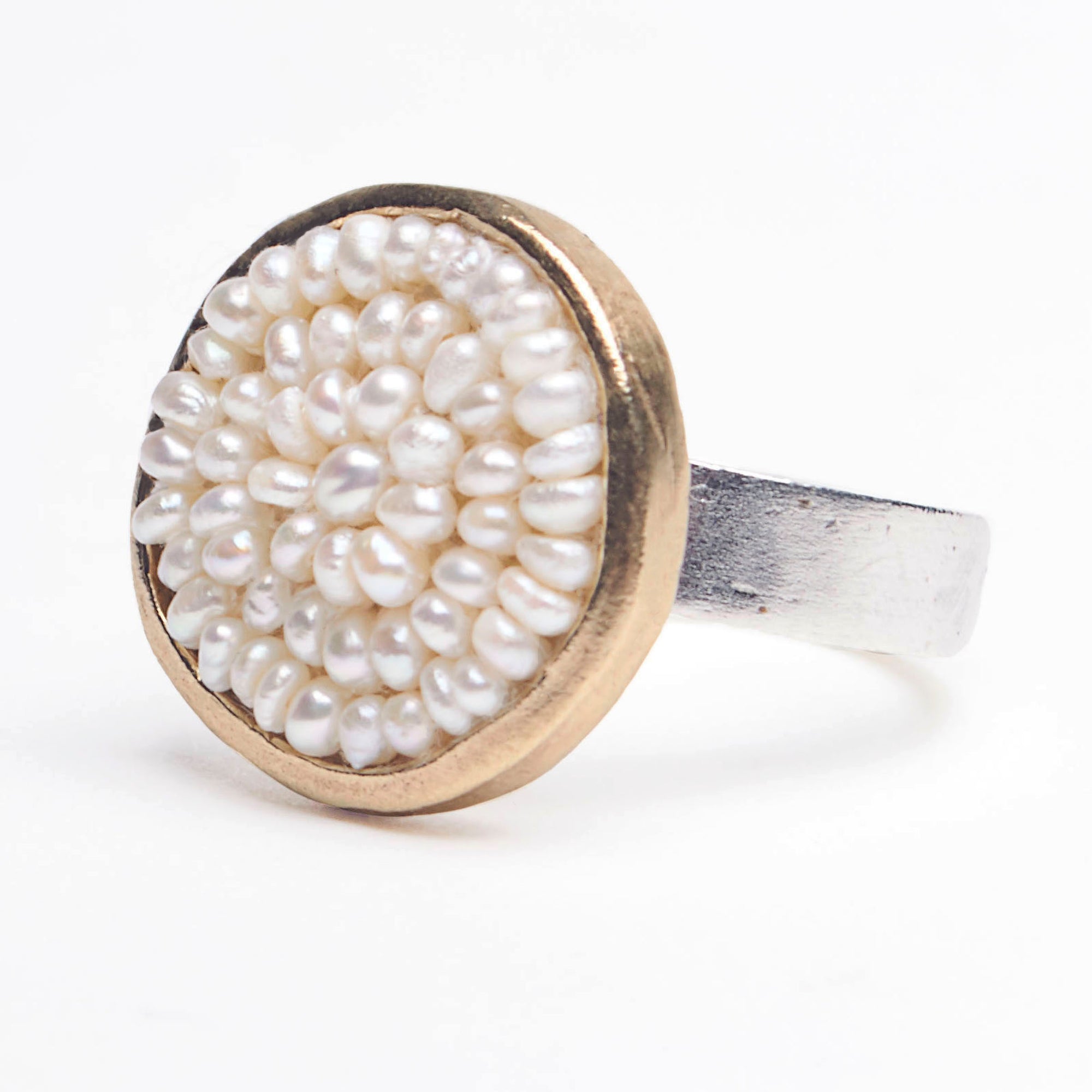 Iconic Pearl Mosaic Ring