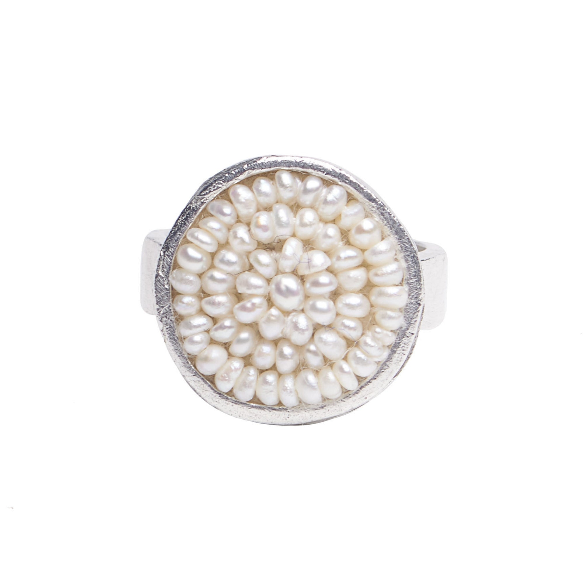 Iconic Pearl Mosaic Ring