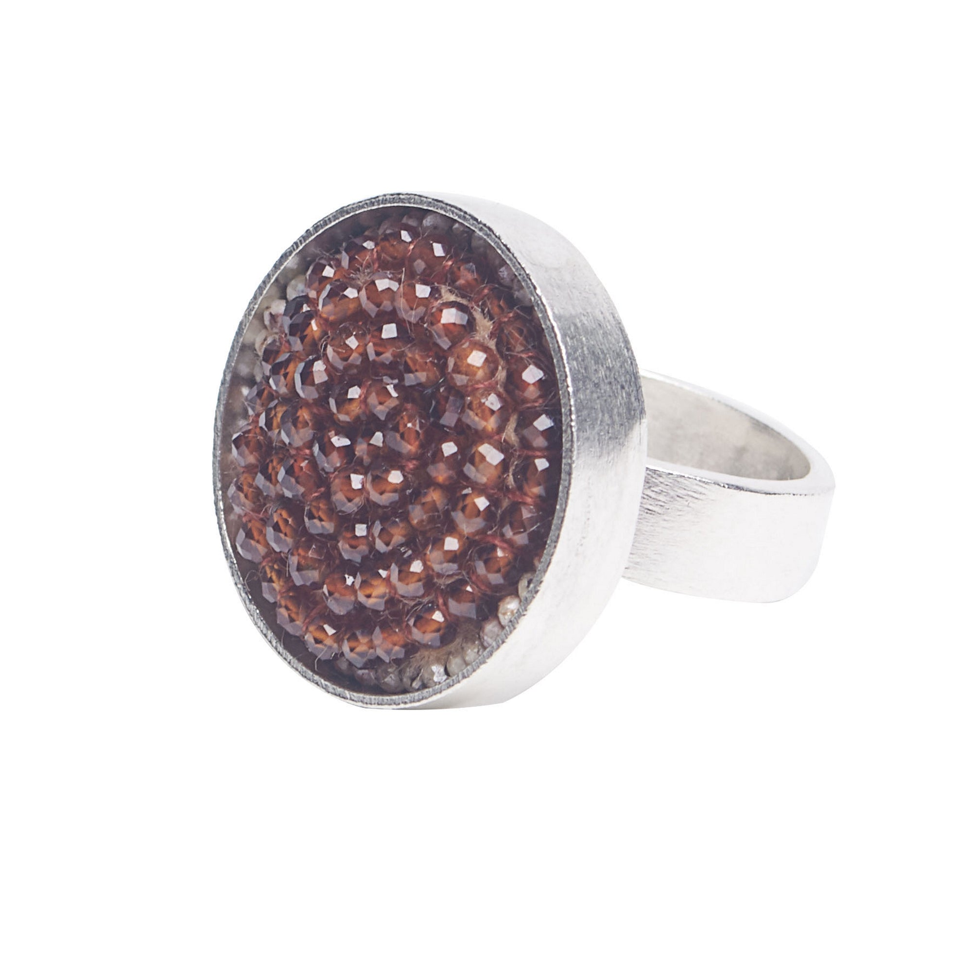 Carnelian Iconic Mosaic Ring