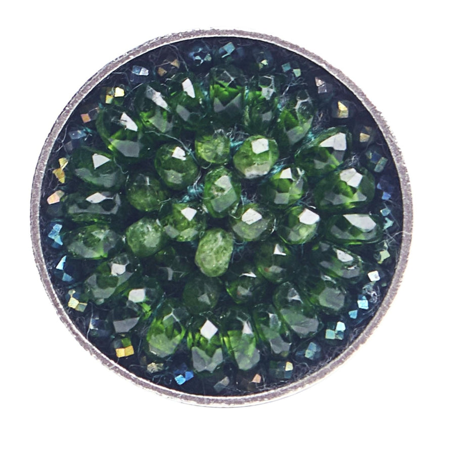 Chrome Diopside Iconic Mosaic Ring