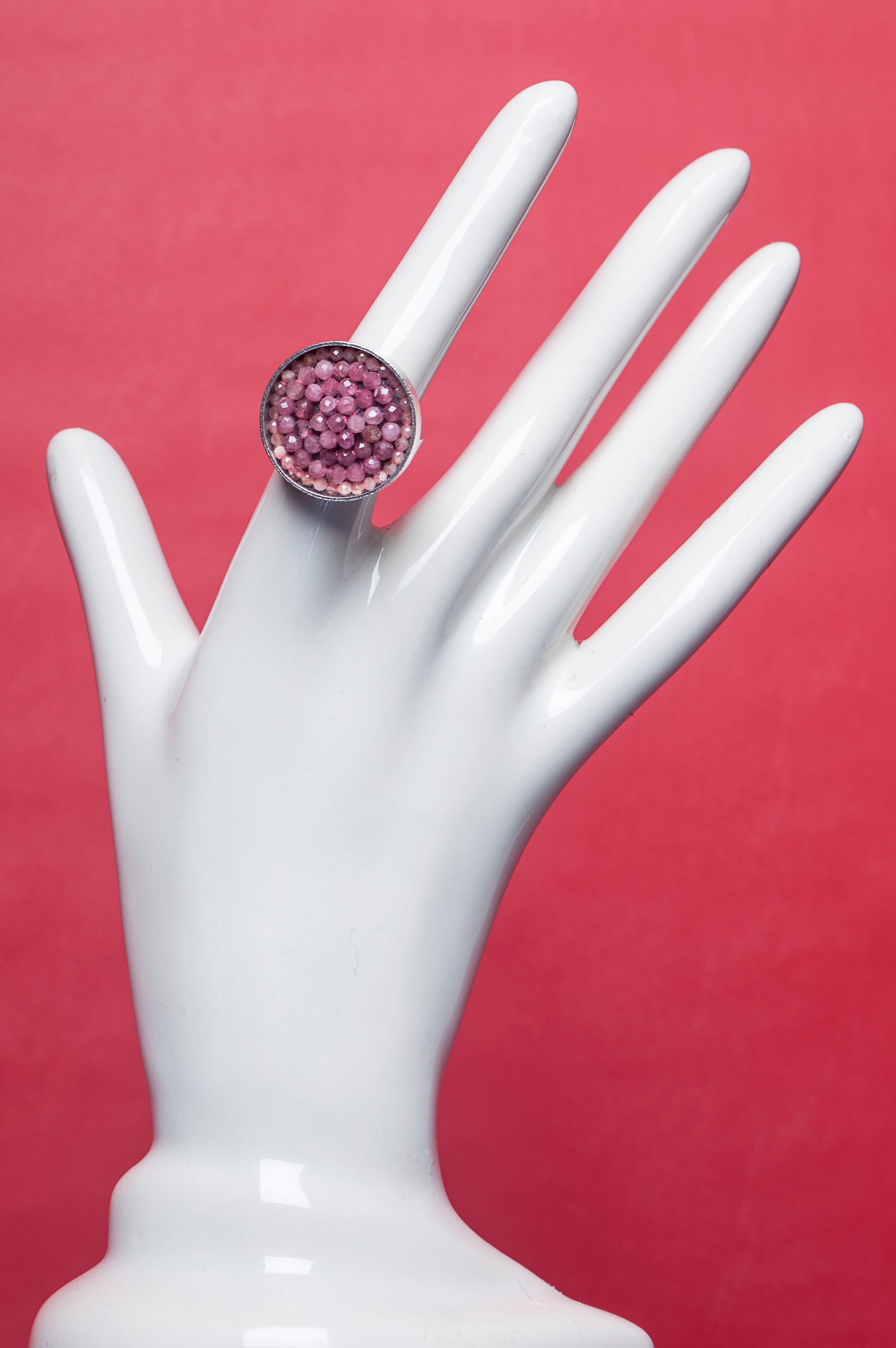 Pink Sapphire Iconic Ring