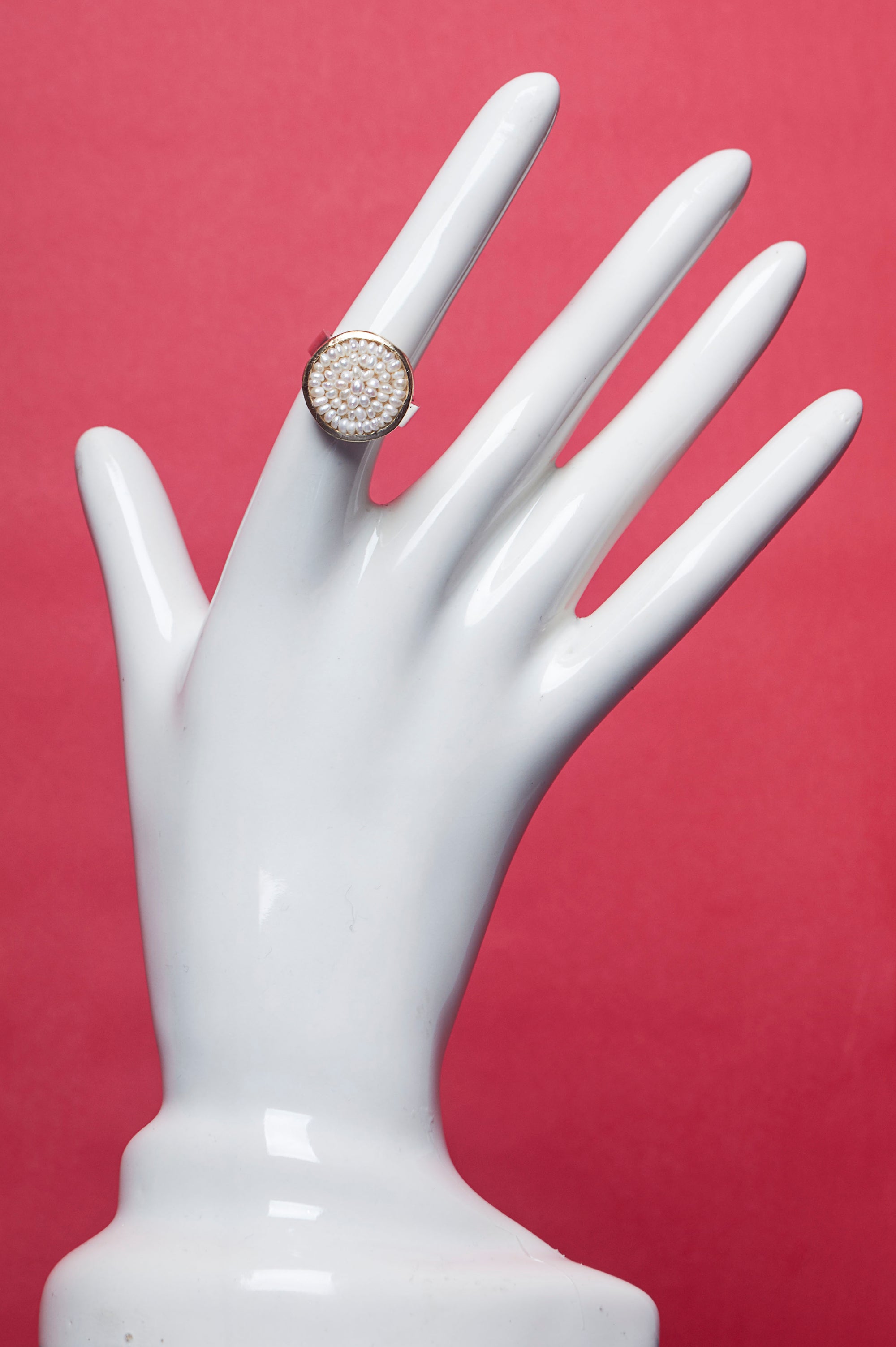 Iconic Pearl Mosaic Ring