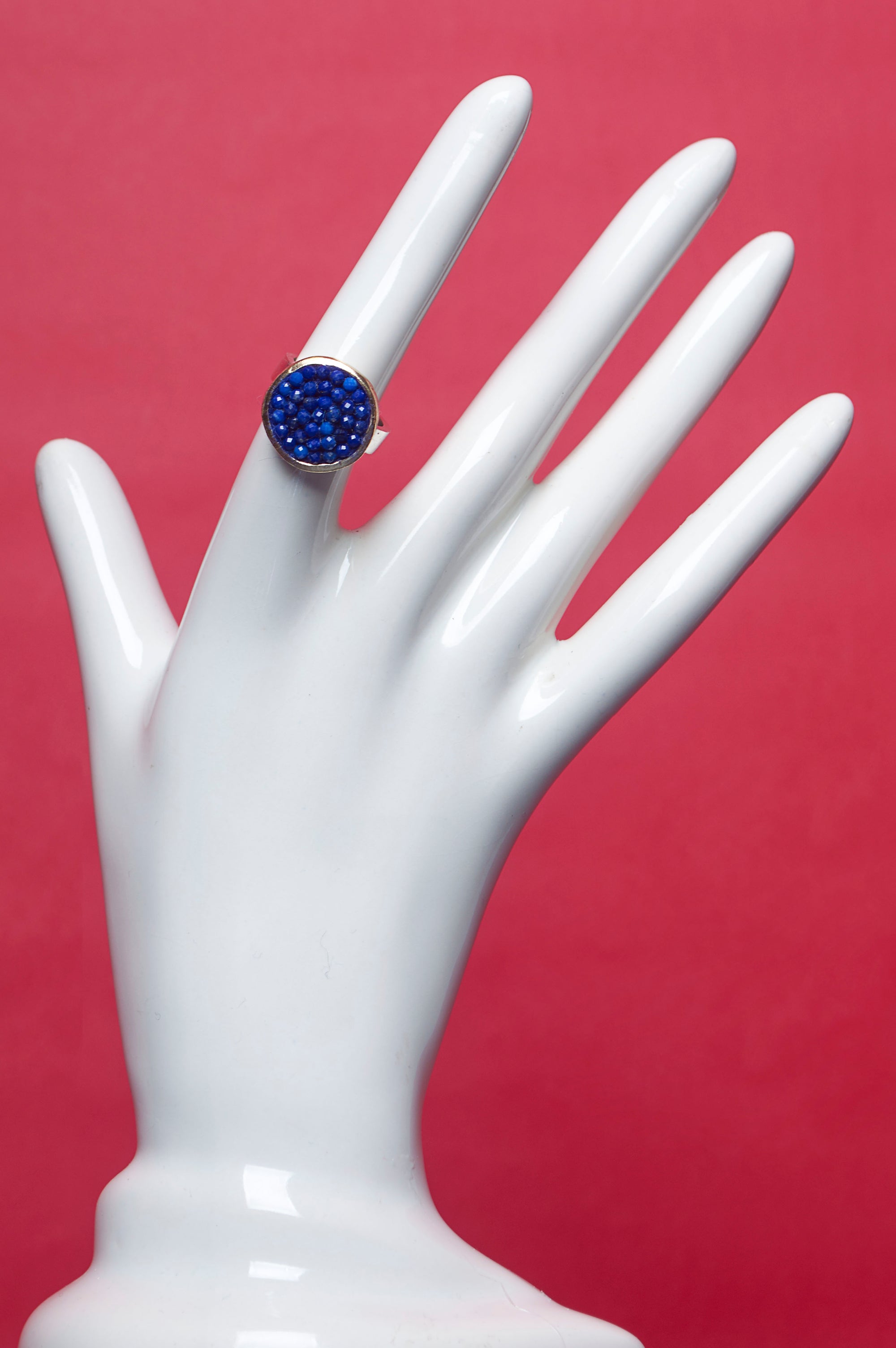 Iconic Faceted Lapis Lazuli Ring