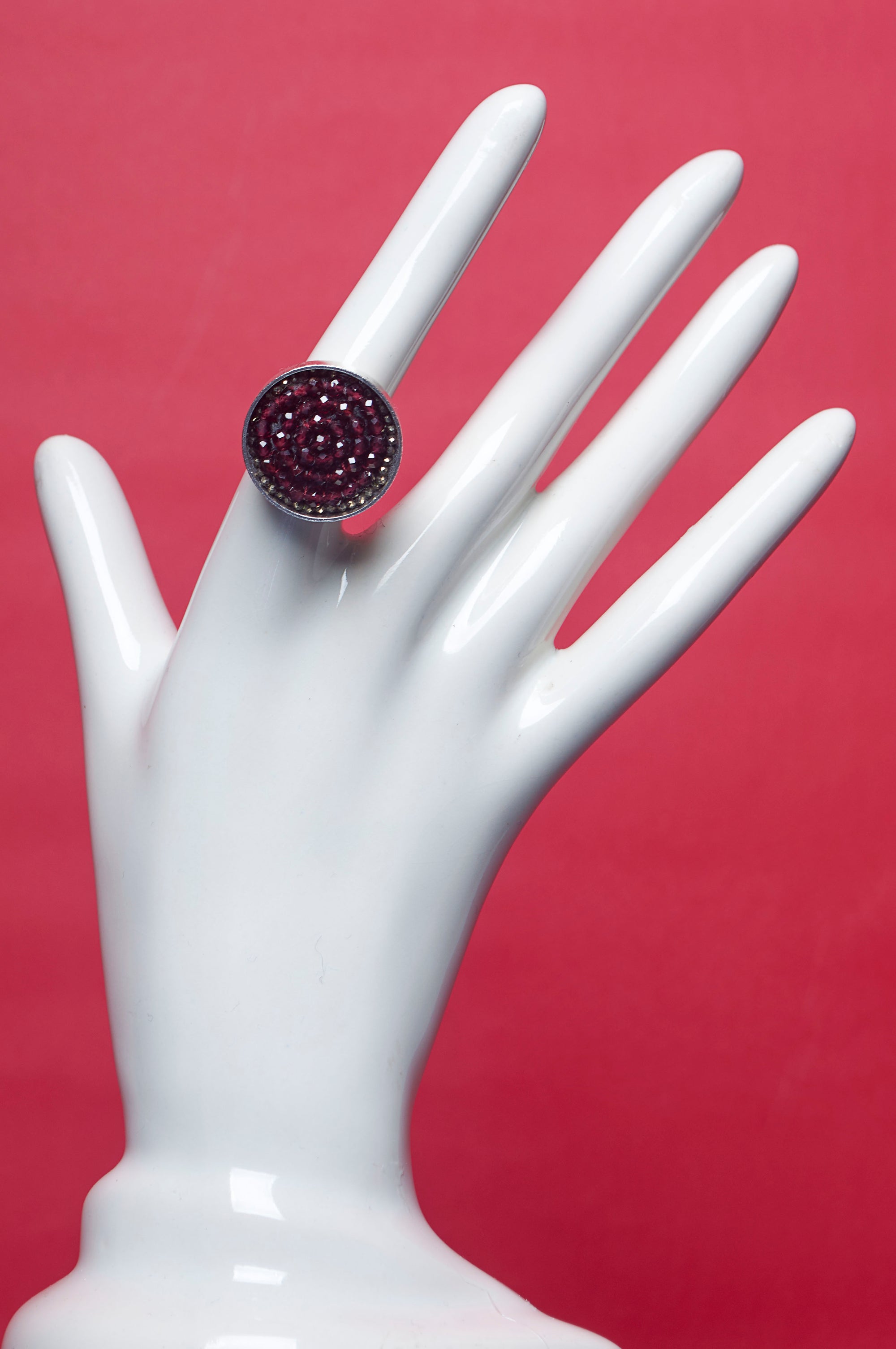 Carnelian Iconic Mosaic Ring