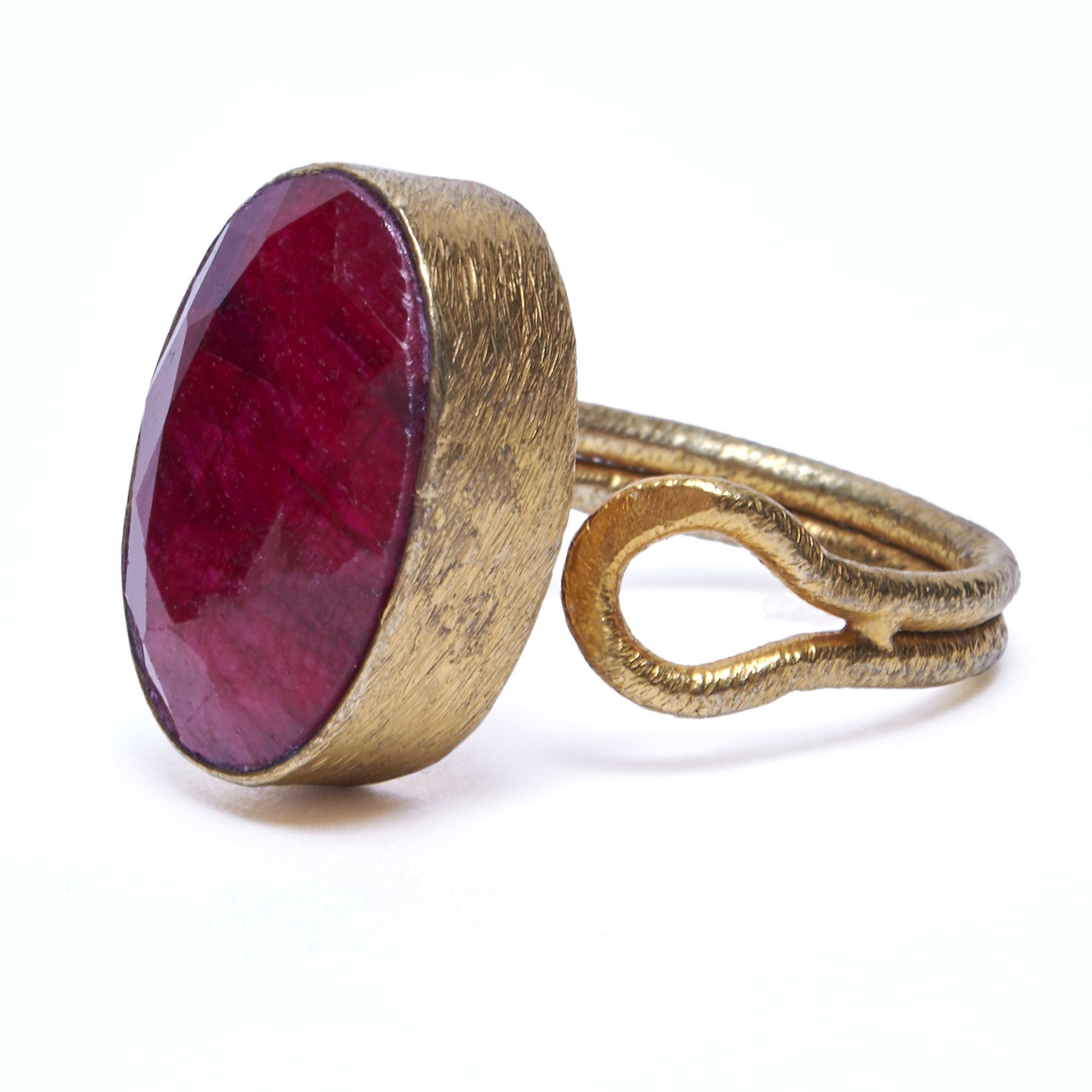 BAM! Ruby Ring (fully adjustable)