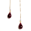 Iconic Ruby Drops with Gold, Opal and Tourmaline Box Chain Necklace, 30"