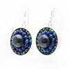 Iconic Pearl, Lapis Lazuli, and Pyrite Mosaic Earrings