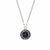Iconic Blue Sapphire and Peacock Pearl Mosaic Necklace on Silver Chain