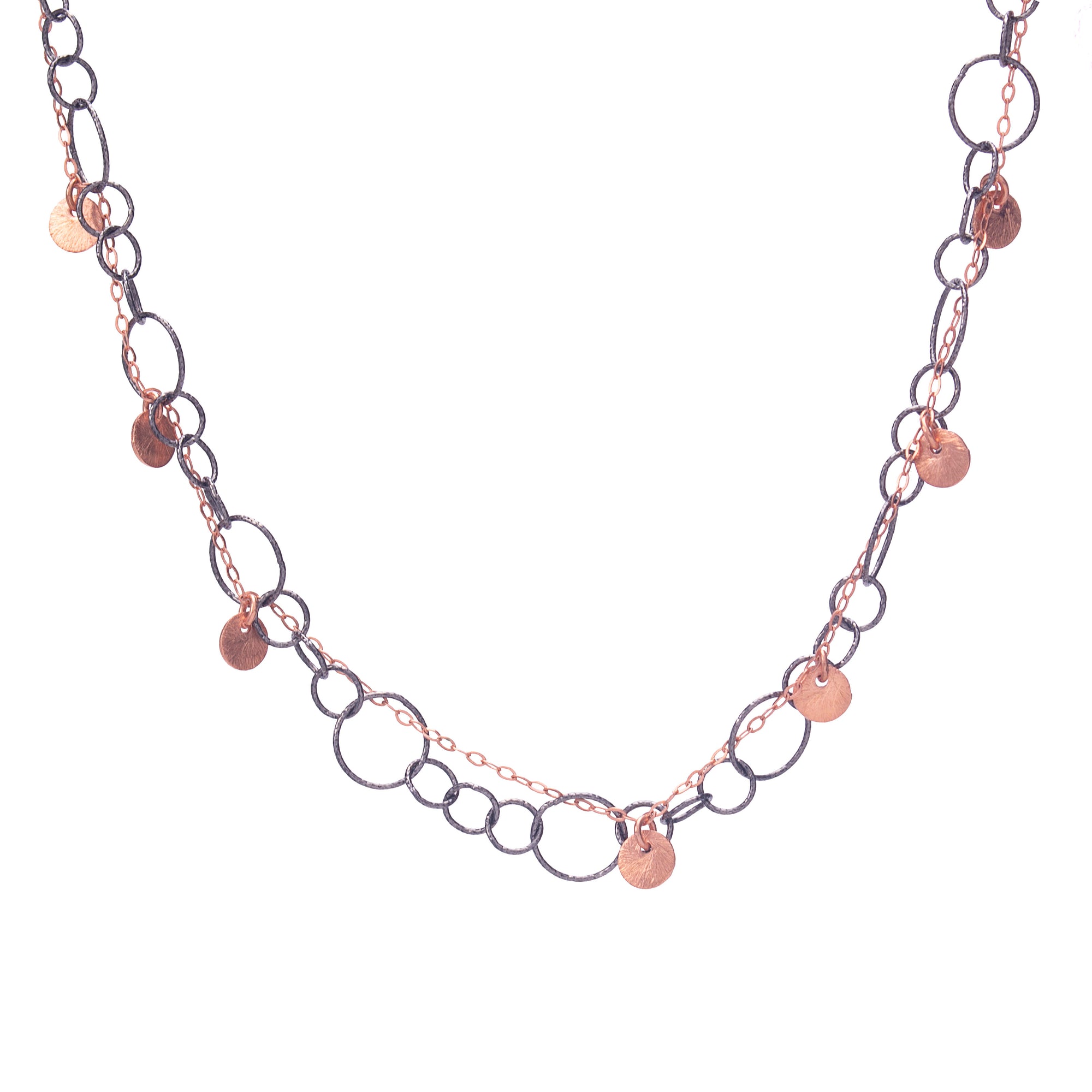 Fire & Ice Rose Gold Bracelet/Necklace (Fire)