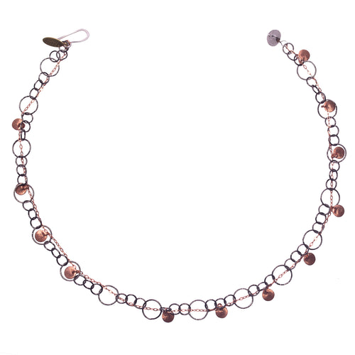Fire & Ice Rose Gold Bracelet/Necklace (Fire)