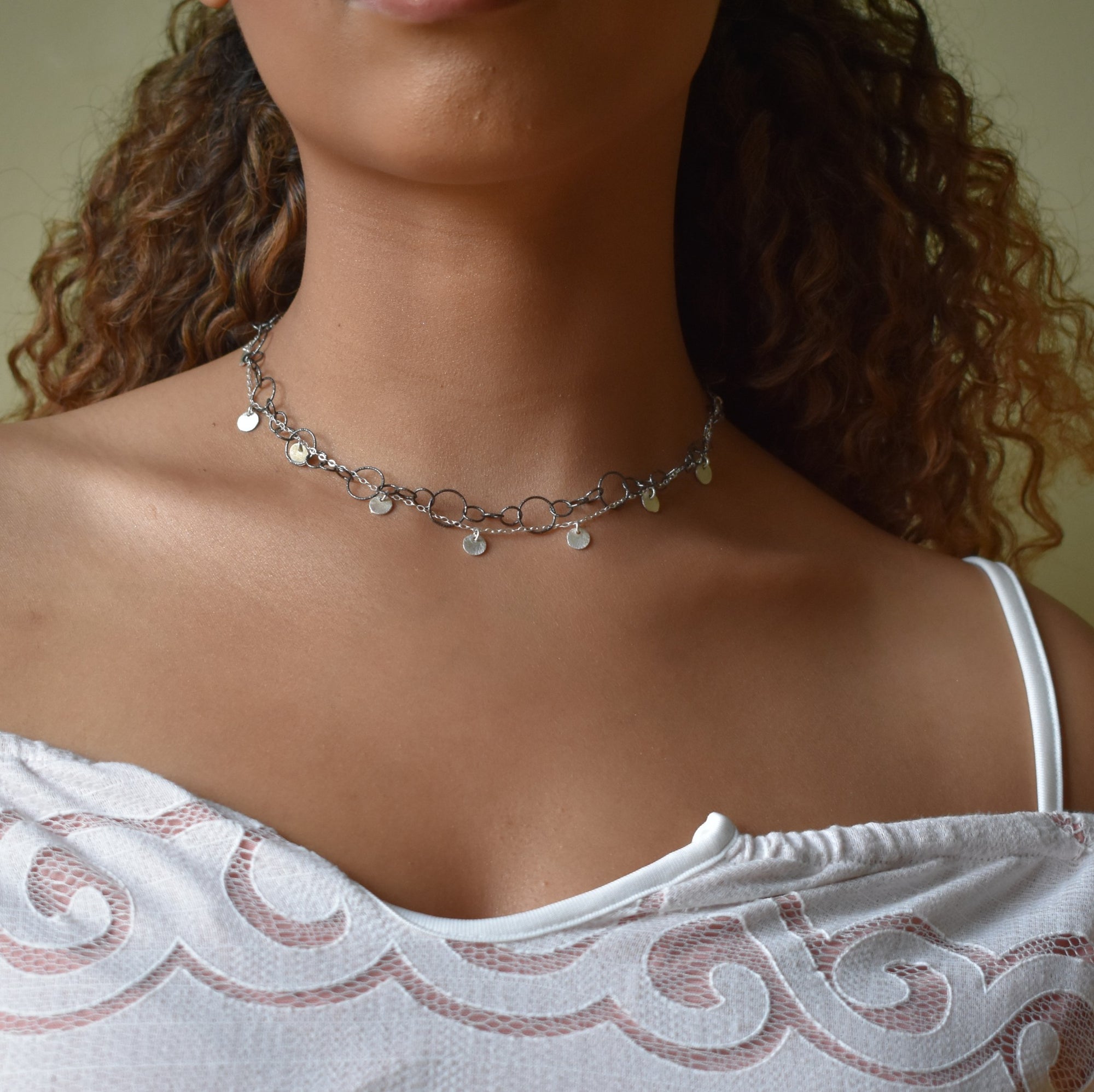 Woiven Silver Bracelet/Necklace