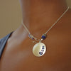 Timeless Sapphires in Silver necklace