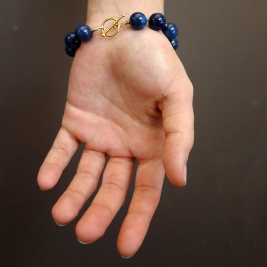 Love Me some Lapis mosaic bracelet