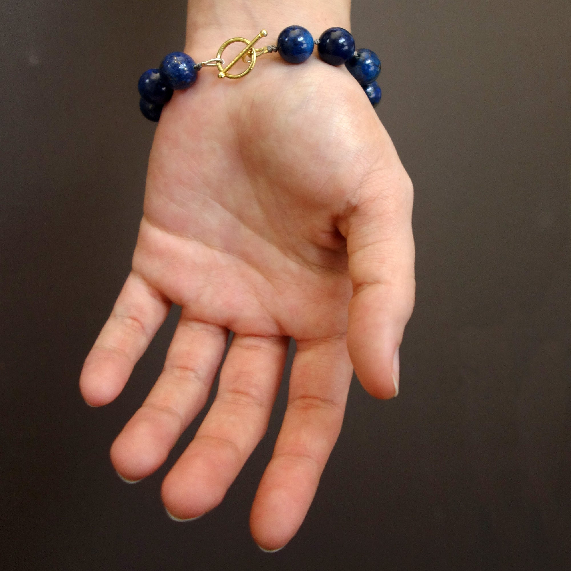 Love Me some Lapis mosaic bracelet