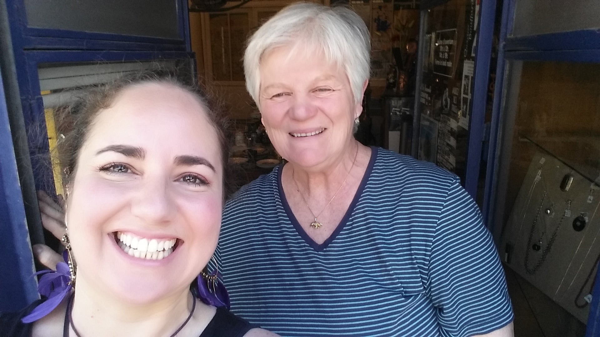 Wanderlust Bourdeaux Vintage Watch 2 sided Mosaic Necklace