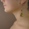 Seek Serenity: peridot, sapphire, and turquoise earring