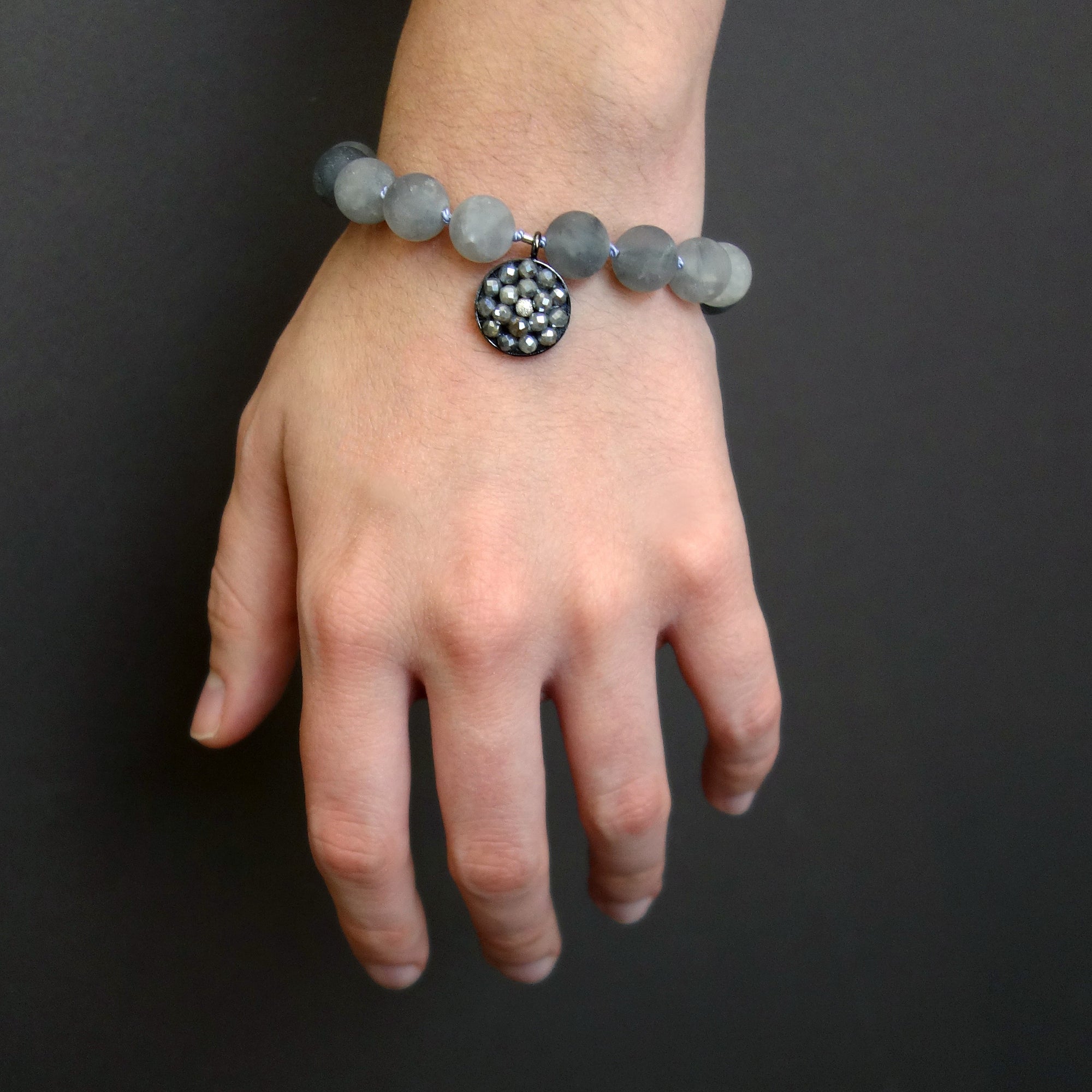 You are My Favorite Gypsy labradorite mosaic bracelet