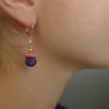 Emma amethyst earrings