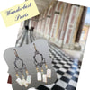 Silver, Gold, and Pearl Chandelier Earrings (Wanderlust Paris)