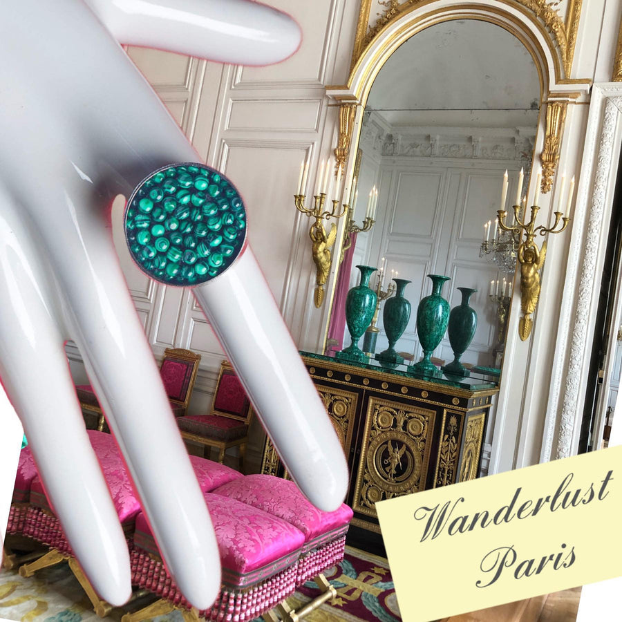 Malachite Mama Mia Ring